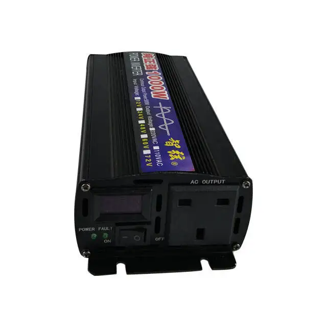 Pure Sine Wave Inverter 1000W 500W DC 12V 24V 48V AC 220V Power Inverter Frequency Converter 50hz 60hz Car Inverter Transformer- view 2