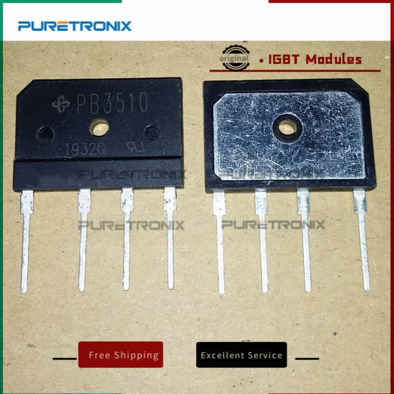 10 قطعة/الوحدة GBU1510 PB5006 PB5008 PB3510 PB3010 PB4006 جديد الأصلي جسر