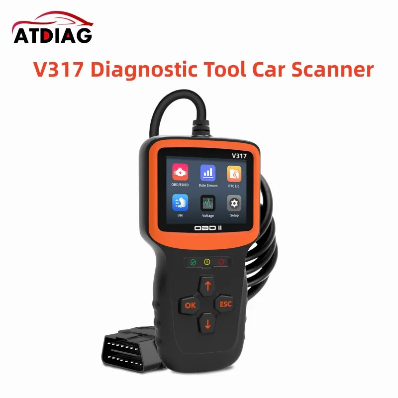 

Горячий сканер V317 OBD2, профессиональный автомобильный диагностический инструмент, проверка неисправности двигателя, считыватель световых кодов, сброс автомобиля для автомобилей