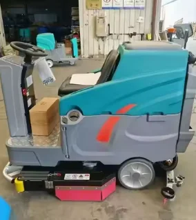 Electric Driving Floor Washing Machine Commercial Auto Floor Scrubber With Double Brush