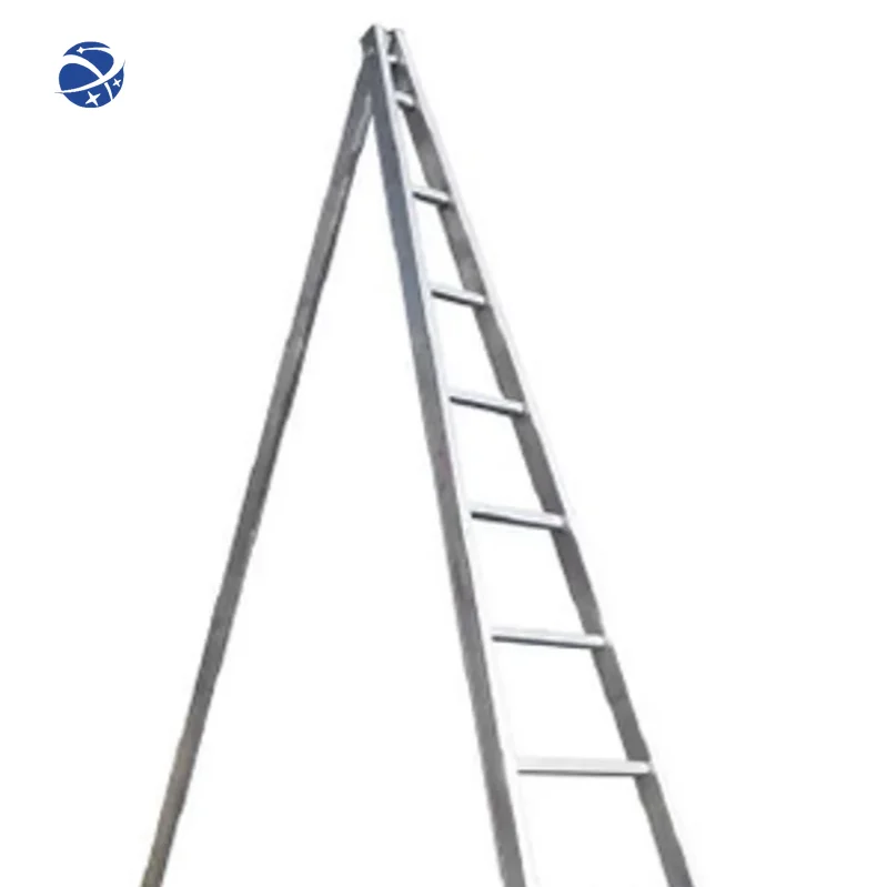 yyhcHigh Quality 5 Meter Ladder Telescopic 26Ft Straight Telescoping Aluminium Ladder Foldable