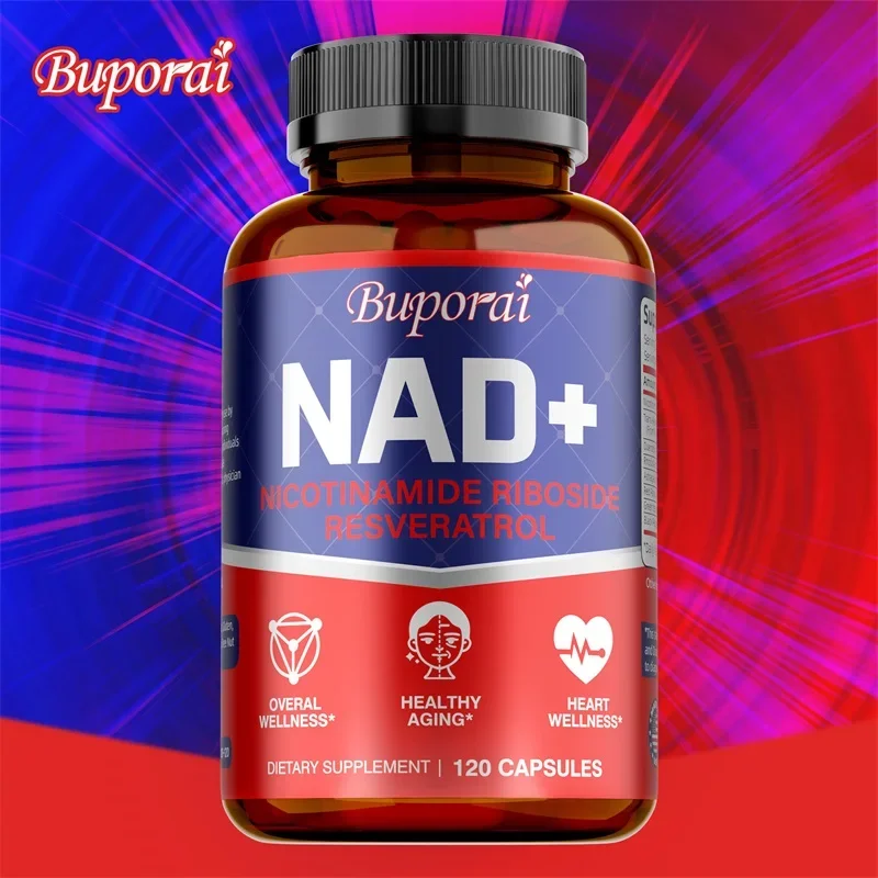 

NAD+ Nicotinamide Riboside Resveratrol - Repair Cells, Increase Energy, Enhance Immunity, Anti-oxidation and Anti-aging