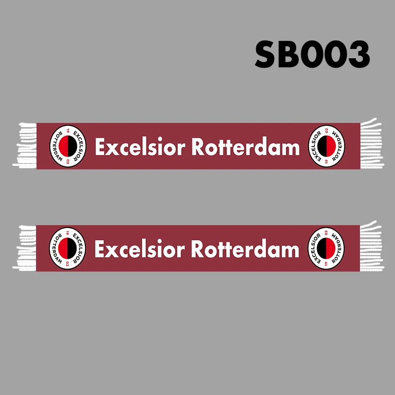 

18x145cm Size Holland SBV Excelsior Rotterdam Knitted Scarf for Fans SB003