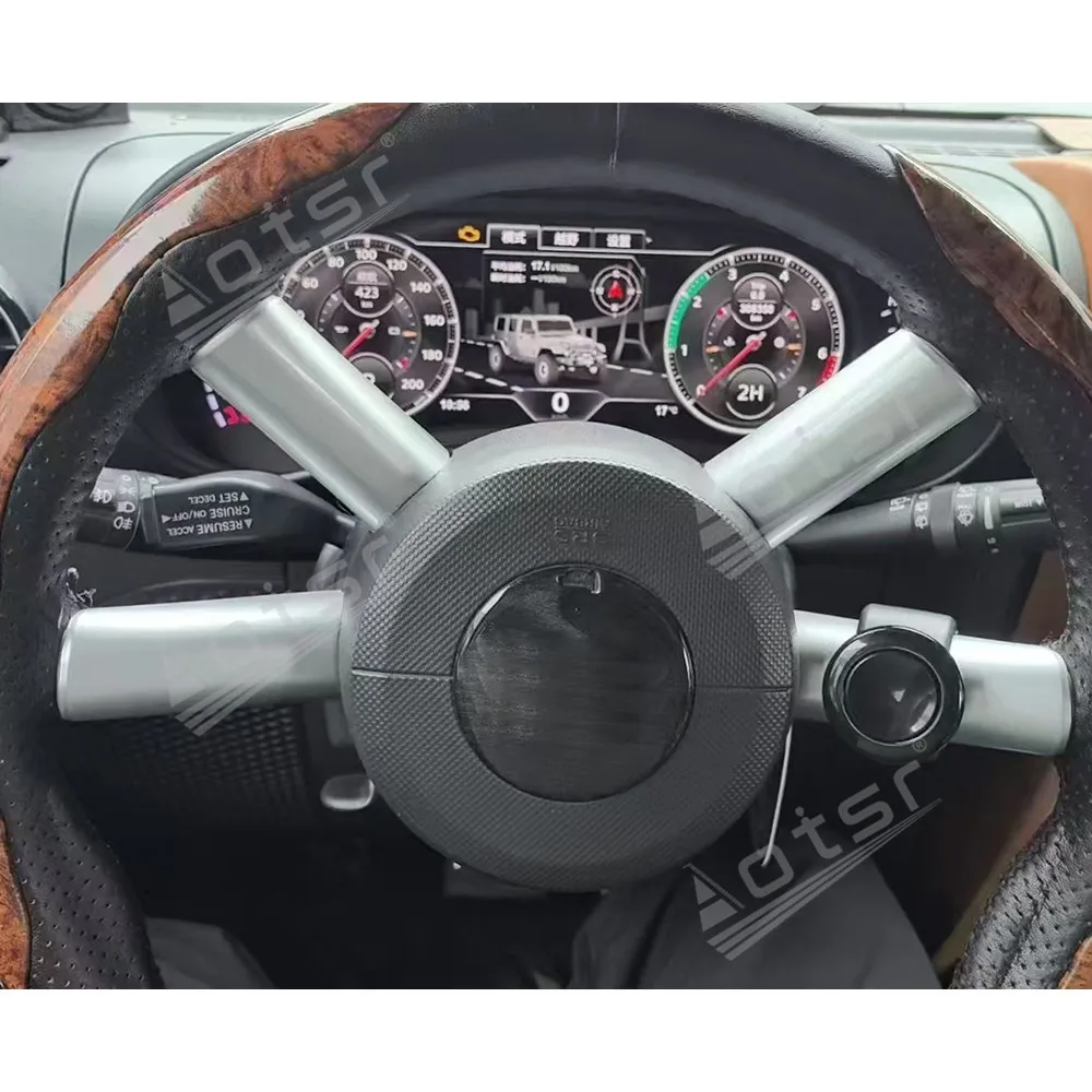 

Автомобильный цифровой кластер для Jeep Wrangler JL JK Rubicon 2007 2008 2009 2010, приборная панель, виртуальный приборный прибор для кабины, автоматический измеритель скорости