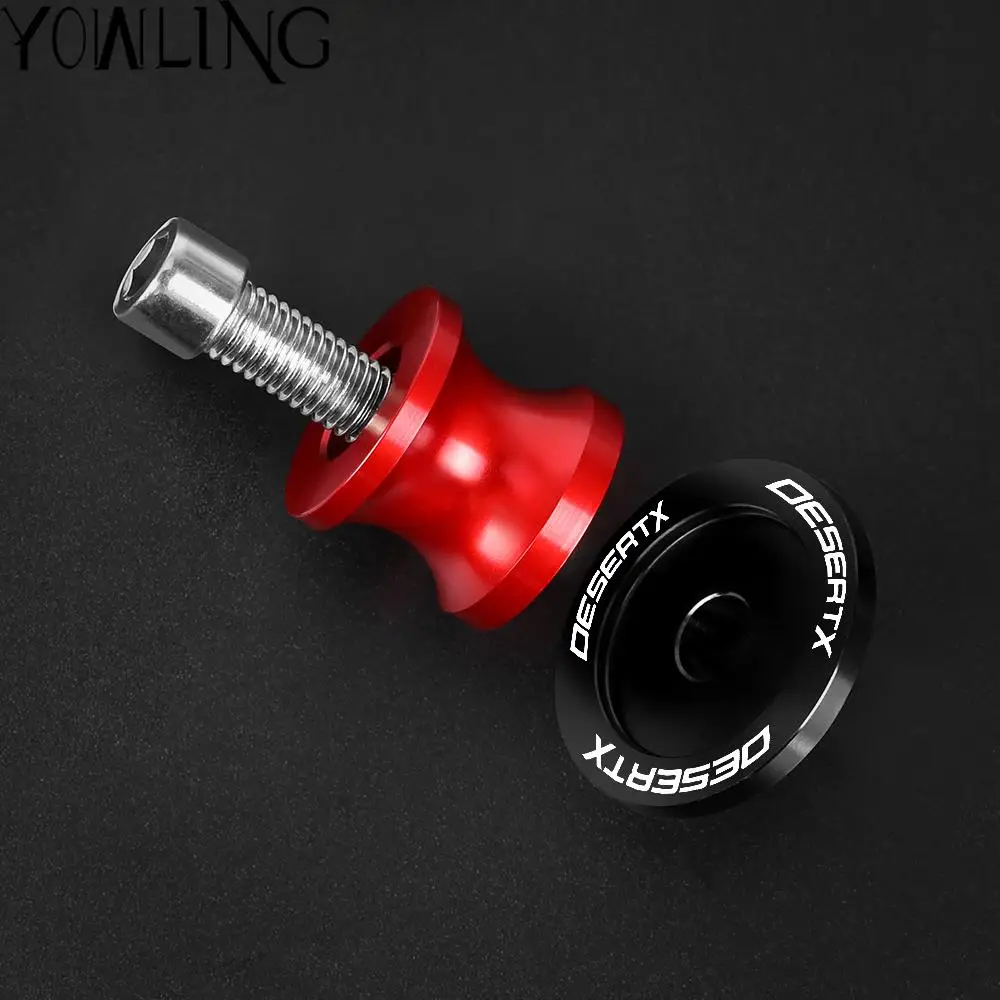 

8mm For Ducati DesertX Desert X 2022 2023 Motorcycle Accessories CNC Aluminum Rear Swingarm Spool Slider Lifting Stand Screws