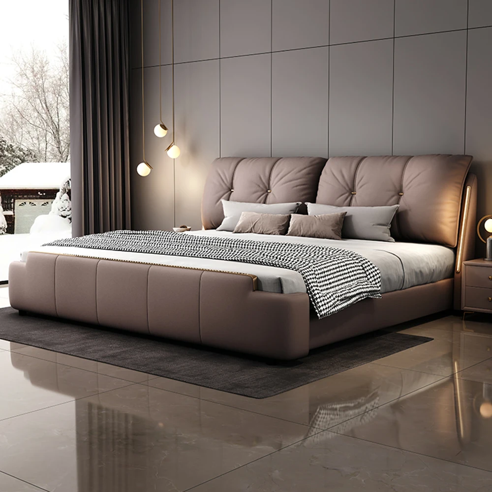 

Современный Moveis Para Casa, домашняя мебель для хранения, роскошные необычные каркасы кроватей, изголовья для чтения в стиле бохо для девочек, двойная спальная кровать, спальня