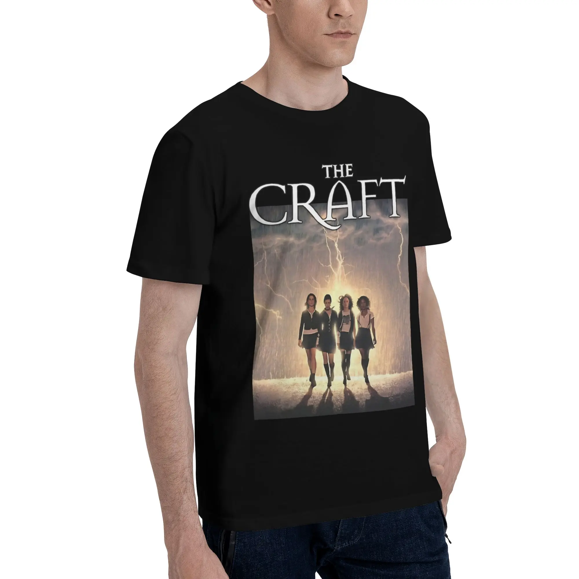 Mens Womens The Craft Girls Light  T Shirt Pure Cotton Print T-Shirt  Top Clothing