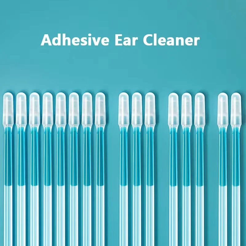 24Pc Disposable Silicone Ear Pick Remover sticky EarWax For Kids Olders Adult S/L Ear Cleaner Reusable Adhesive Earpick