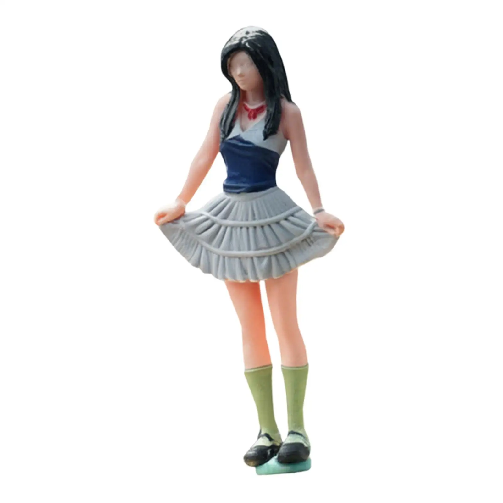 

Standing People Figure Resin Hand Painted Figure Diorama Architectural Building Miniature Scene Micro Landscape Fairy Gardens