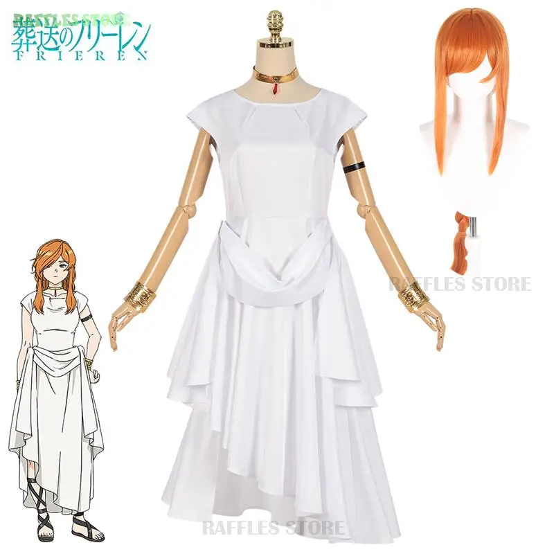 Frieren Flamme Cosplay Dress Sweater Costume Wig Anime Sousou no Frieren Beyond Journey's End Cosplay Suit Dress Women Suit