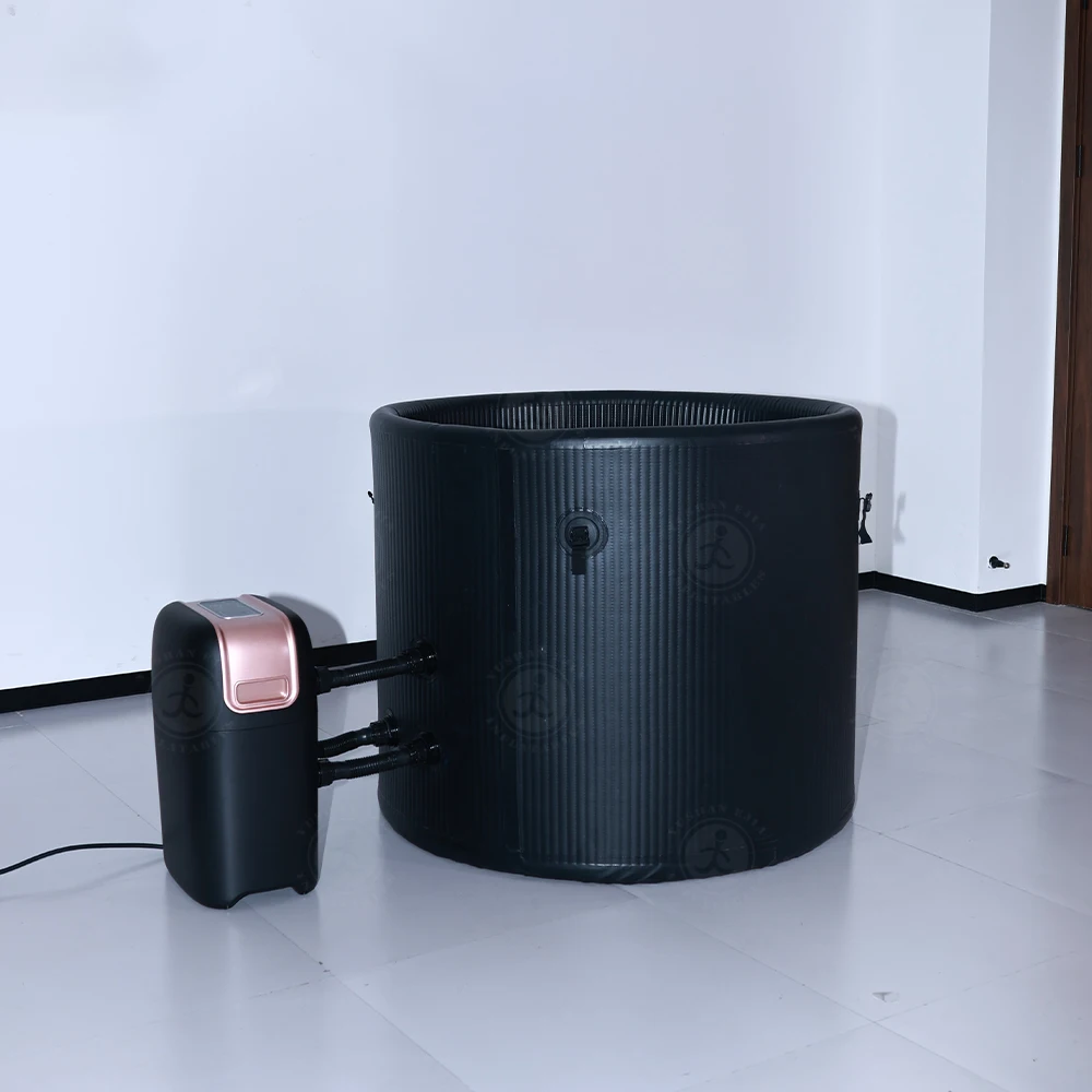 

STLF Luxury Relaxation Station Inflatable Spa Portable 5CM Ice Bath Tub Inflatable Hot Spa Tub for Single Person