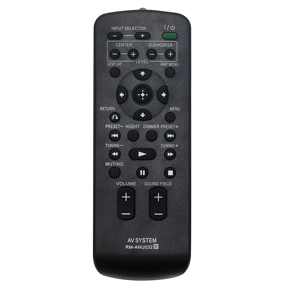 RM-ANU032 Remote Control Replacement for Sony Theatre Stand System RHT-G900 RHT-G1500 RHTG900 RHTG1500