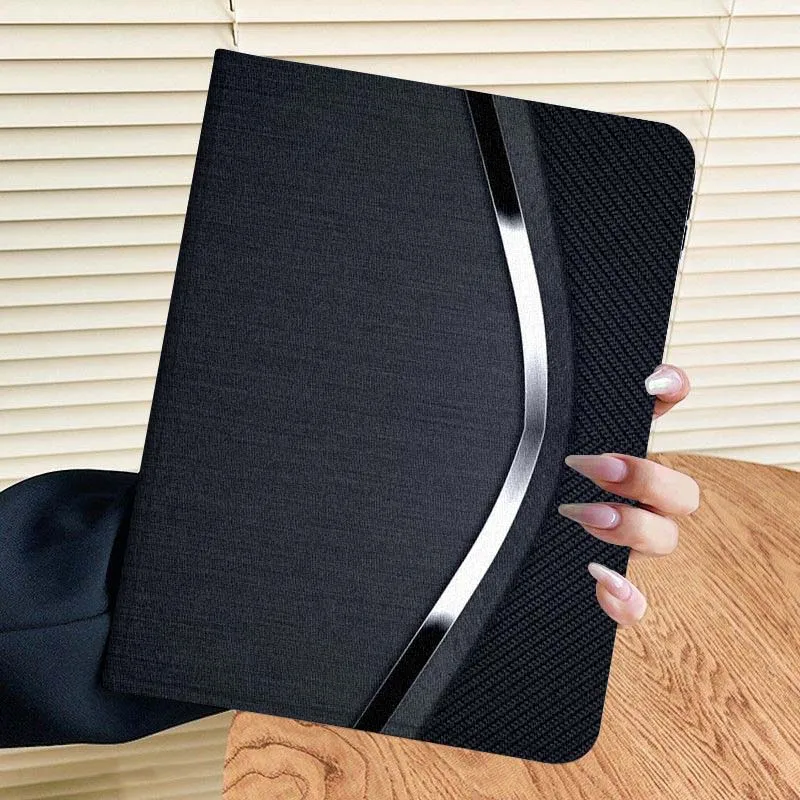 

Carbon Fiber Fashion Pattern For Samsung Galaxy Tab S11 A11 A9 A8 S6 A 10.1 A7 10.4 Plus 2025 2023 2022 Tablet Case