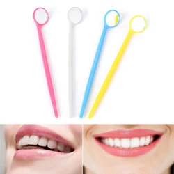 Colorful Dental Tooth Mirror Cute Cheap Produtos Odontologicos Dentist Tools Plastic Dental Mirror 4 Colors