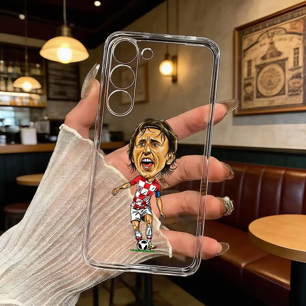 

L-Luka M-Modric Phone Case For Samsung Galaxy A71,A70,A52,A51,A40,A30 Transparent Cover