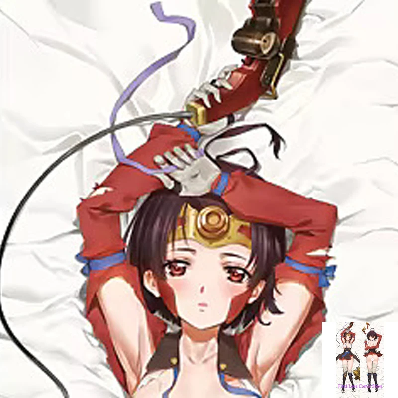 

Dakimakura Anime Pillow Cover Nameless Beauty With Giant Breasts Double Sided Print Life-size Body Decoration