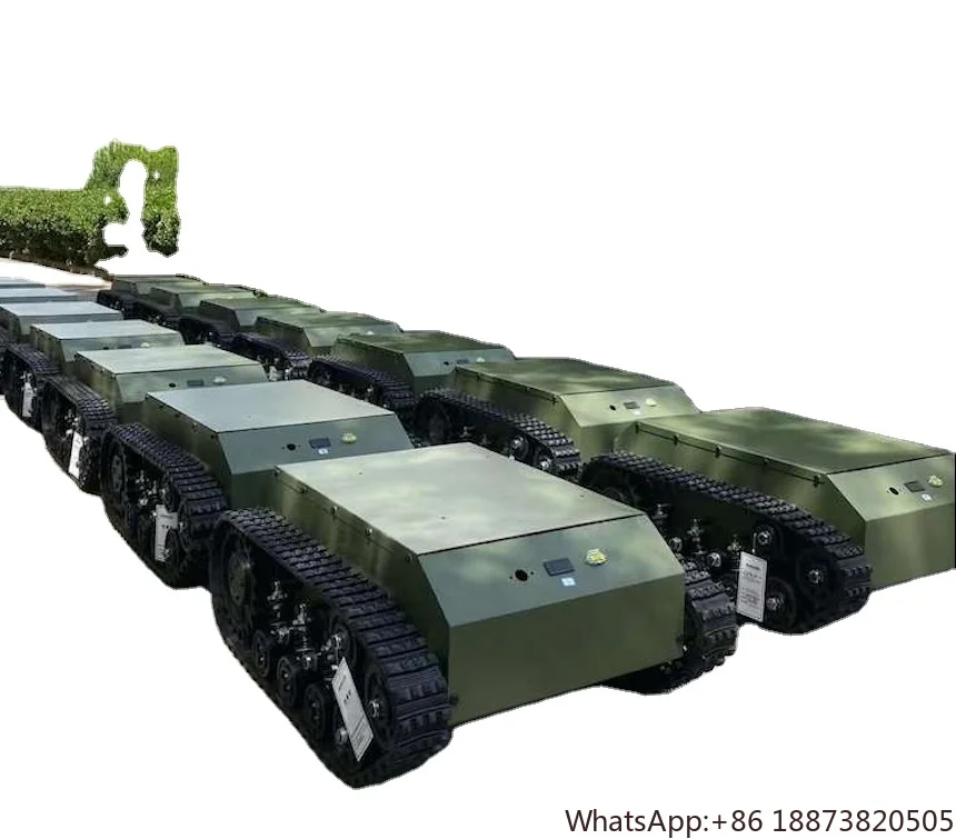 Rubber Track undercarriages chassis tracked vehicle platform for farm agriculture or other places,Rubber track pad