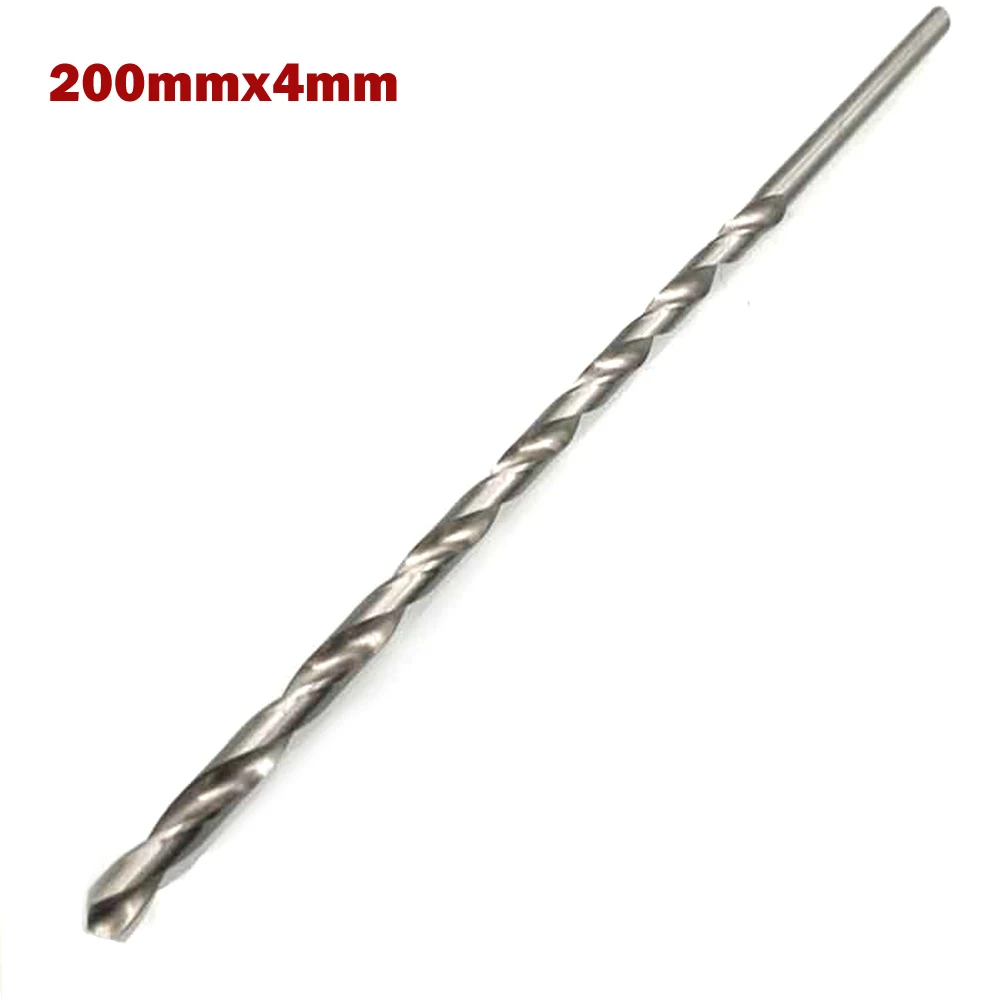 1pc 200mm HSS Bohrer Bits Extra Lange Gerade Schaft Bohrer Spiralbohrer Für Metall Bohren Elektrische Bohrer 2-10mm Power Tool – Detail 8