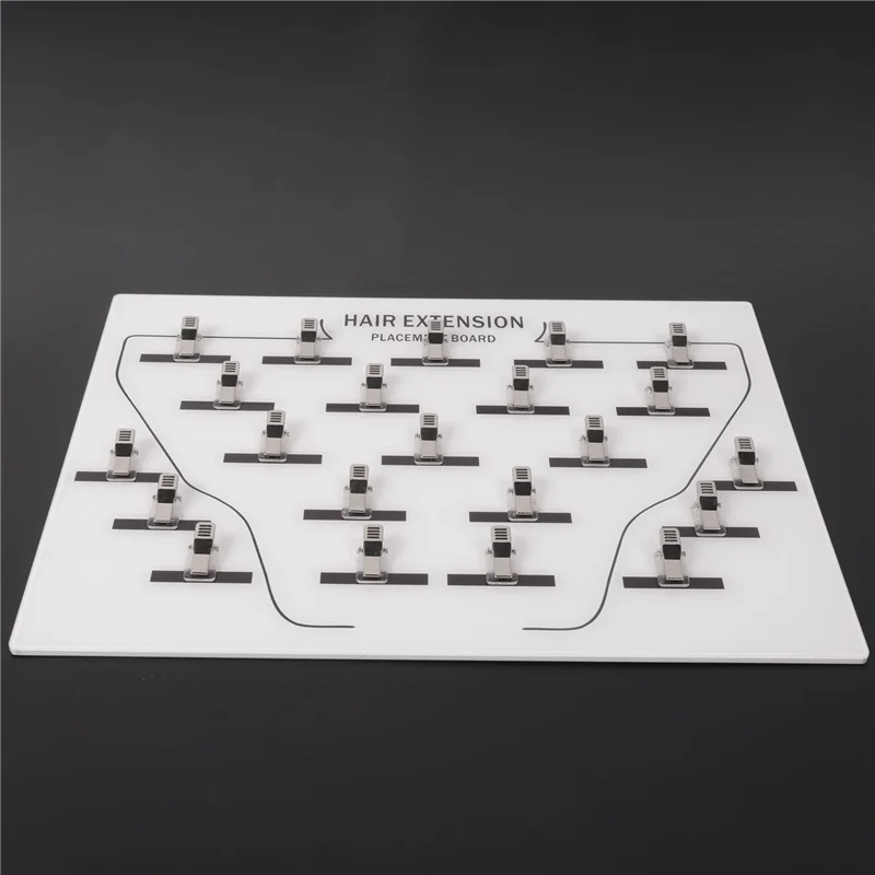 

Hot Sale Acrylic Hair Extension Holder Board-Clip In Wig Grafting Plate For Hairpieces Professional Salon Home