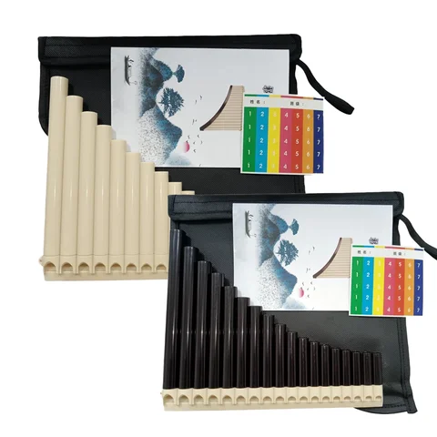 Miwayer 18 Pipes Pan Flute C Tone Eco-friendly Resin Musical Instrument