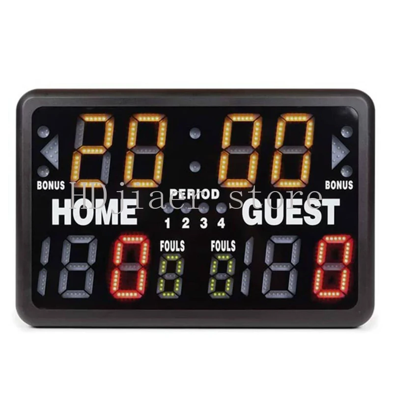 SK22 Large Screen LED Basketball Scorer: 24 Second Countdown for Multi - Sport Arena Matches