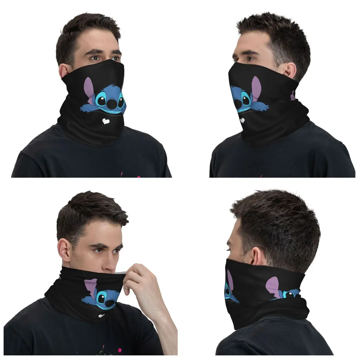 Custom Stitch Neck Gaiter Women Men UV Face Shield Winter Bandana Scarf for Hiking