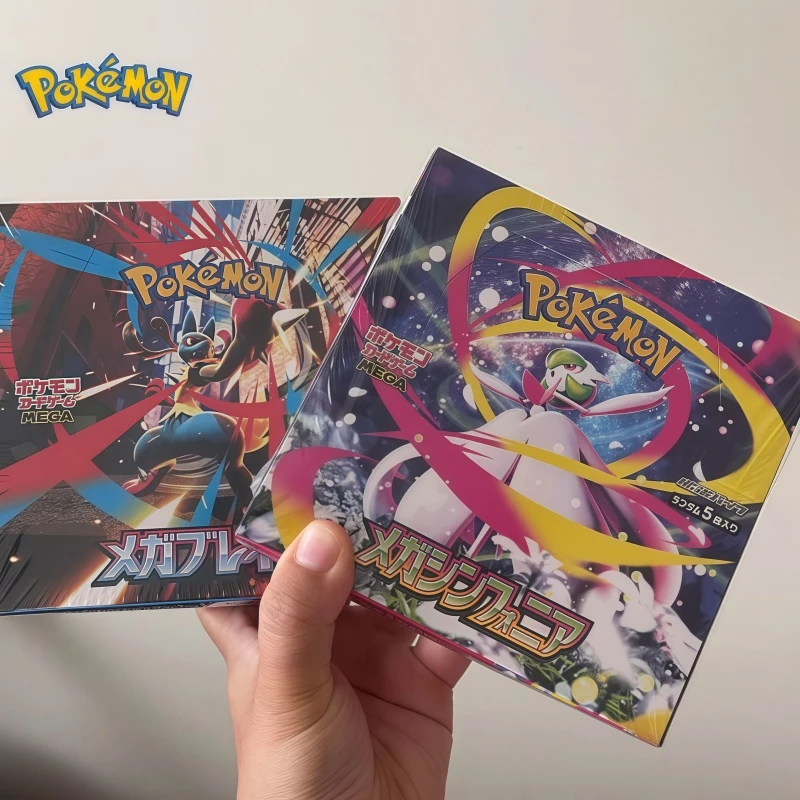 

New Original Genuine Pokemon M1s Super Symphony M1l Super Courage Ptcg Sanduo Lucario Set Child Gift Cartoon Game