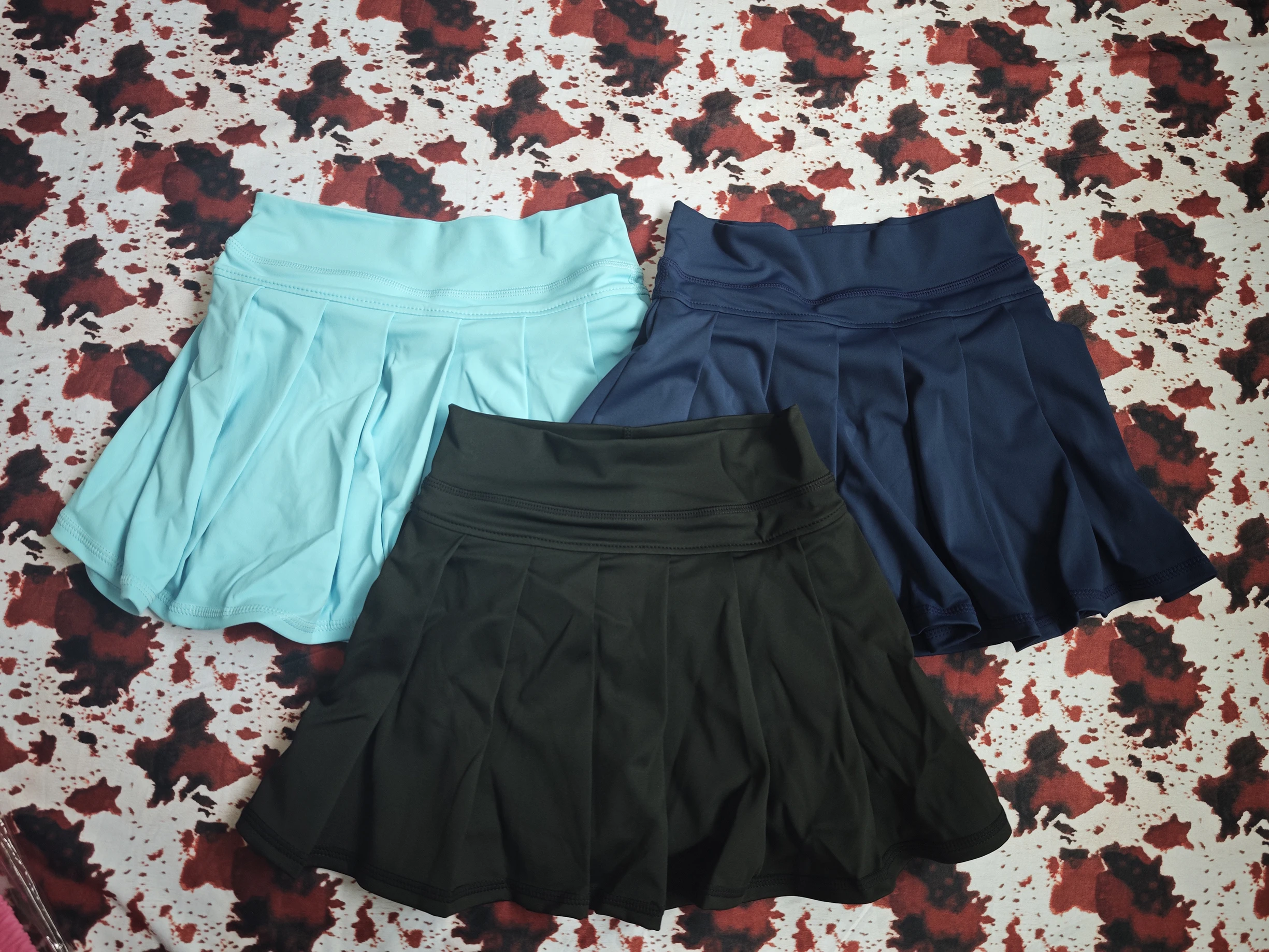 

Silbing Summer Baby Girls Navy Yoga Pleated Skorts Bottom