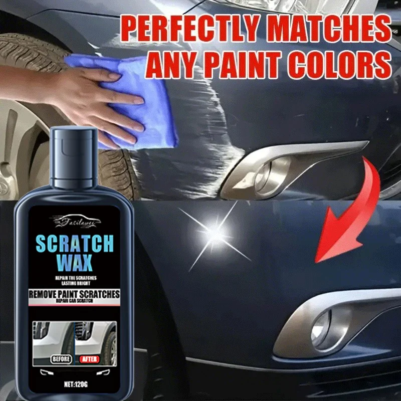 Scratch Repair Polish Wax! Instantly Removes Scratches, Restores Car Paint Like New! Suitable for Cars/Motorcycles/Electric Vehi
