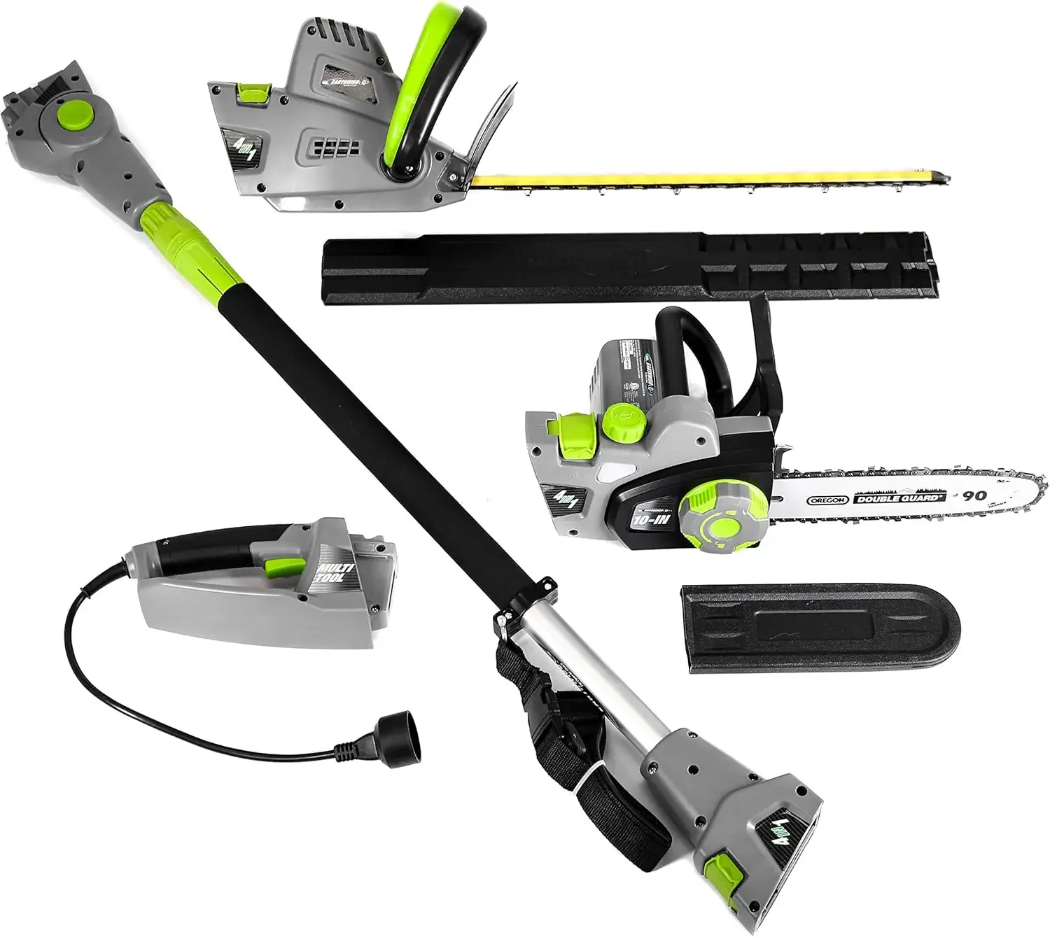 2-in-1 Convertible Pole Hedge Trimmer