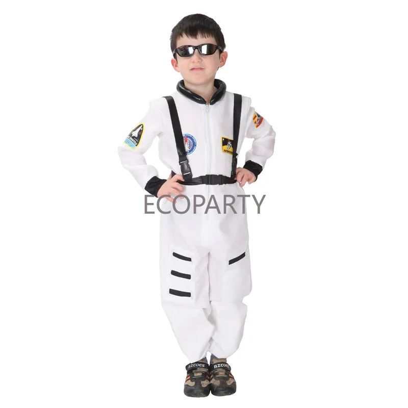 Astronauta Cosplay Traje para adultos e crianças, macacão espacial para homens e mulheres, traje espacial familiar, Carnaval