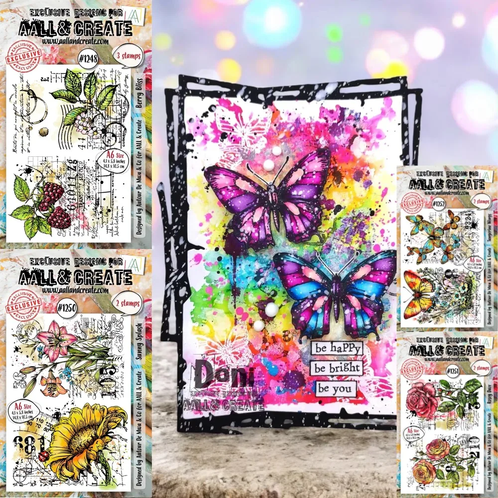 Ensemble de tampons Fleurs de vigne Berry Bliss, pochoir de décoration pour scrapbooking et journal, gabarit de gaufrage, carte de vœux DIY faite à la main, Nouveauté 2025