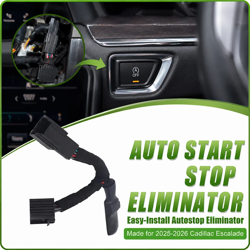 Module de suppression du démarrage/arrêt automatique pour Cadillac Escalade 2025-2026, installation facile, fonction de rappel permanent, Plug & Play