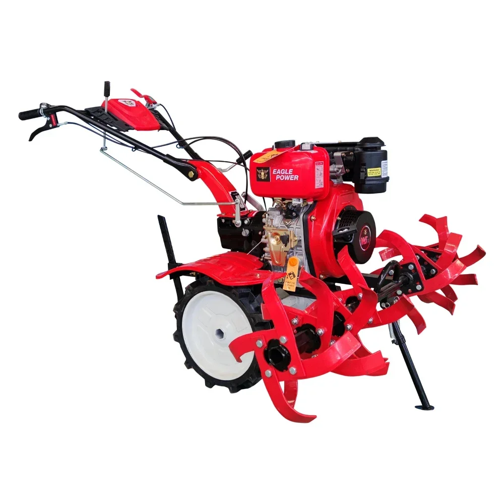 High Productivity Mini dies Motocultor 13h Farm Mini Tiller Two-Wheel Rotary Tiller with 5h Power for Farming & Weeding