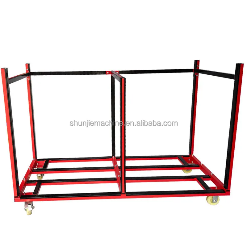 1000kg耐荷重ヘビーデューティー輸送ラック、資材運搬用トロリー、倉庫貨物用カーゴケージ収納ドーリー