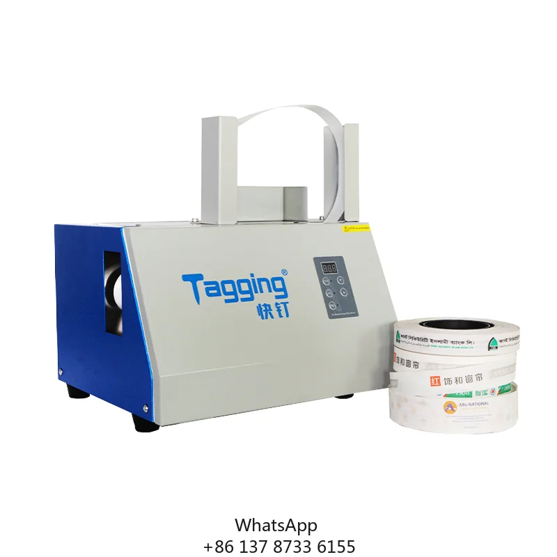 Tagging Paper Roll Strapping Machine Banding Machine Rolling Machine Is Used For Socks And Towels Which Need Girdle With Papers.