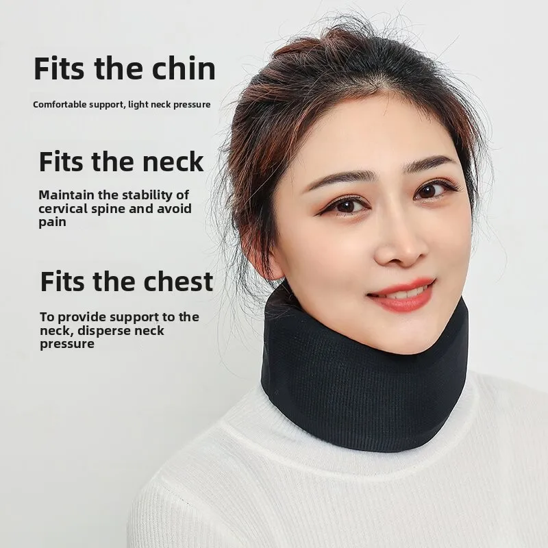 Neck Support Adjustable Support Cervical Sponge Protector for Sleep Brace Breathable Neck Support