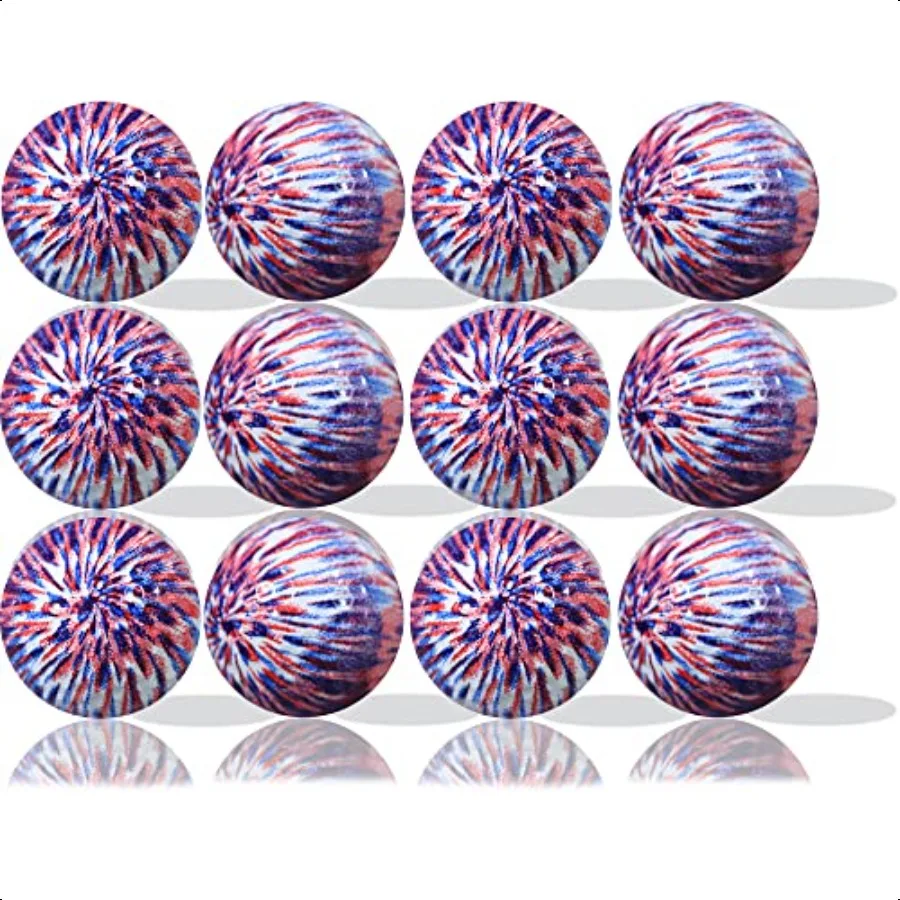 

TieDye Golf Balls Fun Gift Set of 12 Unique Golf Balls for Men Women Tournament Quality 2Piece Great Novelty Gift for Golfers