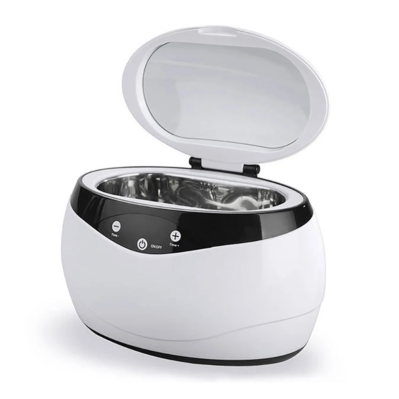 

Mini Portable Ultrasonic Cleaner Dental Dentures Aligners Retainers Cleaning Machine