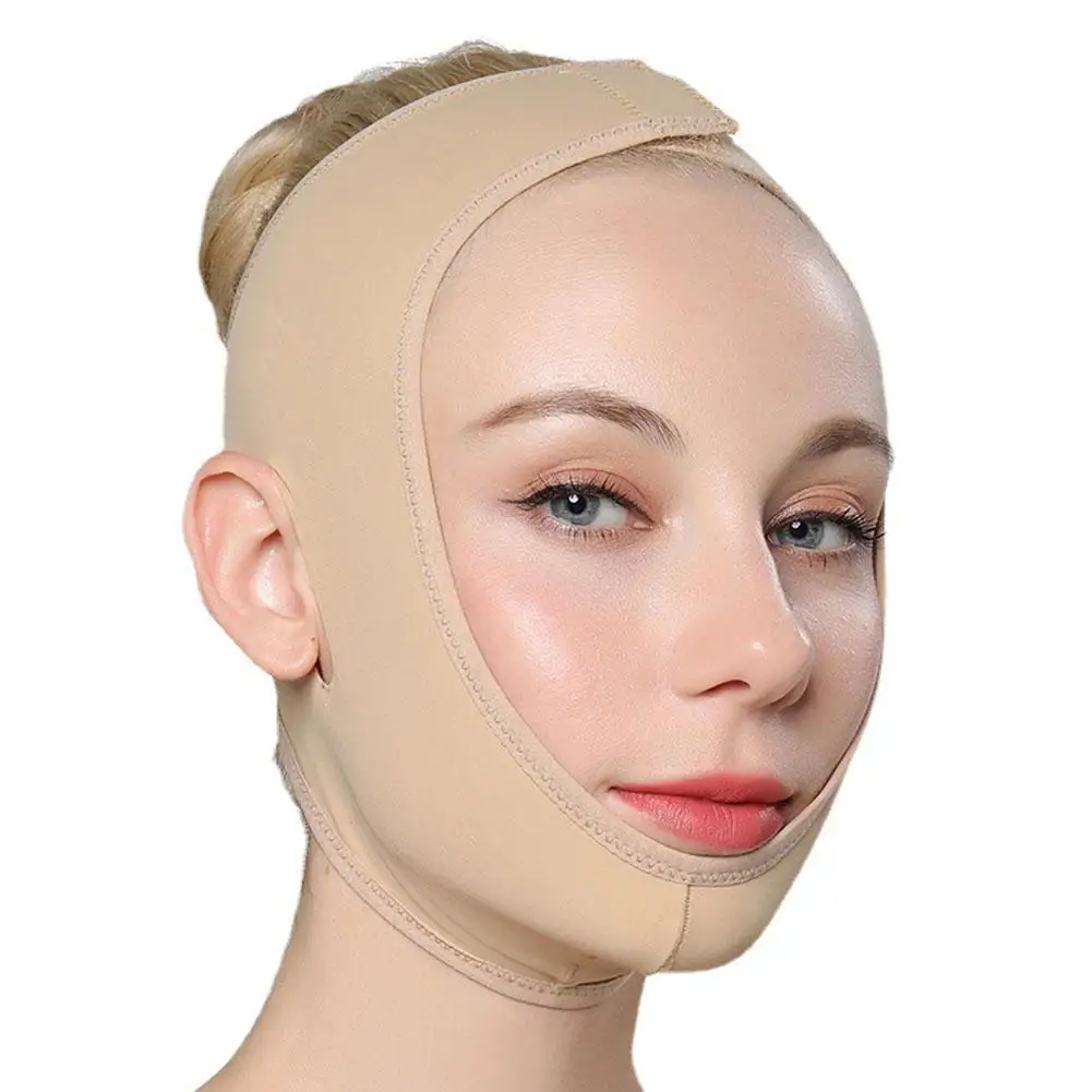 Bandage amincissant pour le menton et les joues, ligne en V, outils pour le visage, masque Anti-rides, soins de beauté de la peau, sangle de levage, masseur W8H6