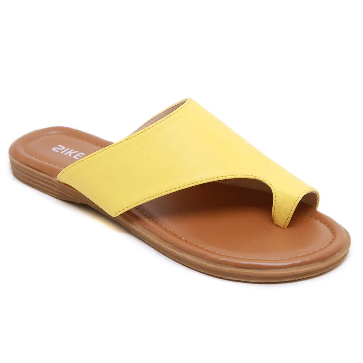 المرأة مريحة كبيرة الحجم الانزلاق على oes 209 بوت مسطح خفيفة الوزن بسيطة Lady oes عبر تو النعال نموذج جديد غير رسمي