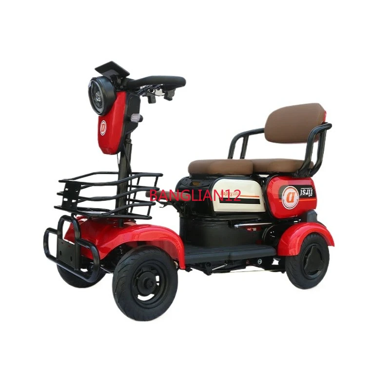 

Leisure scooter electric four-wheel small anti fall electric scooter