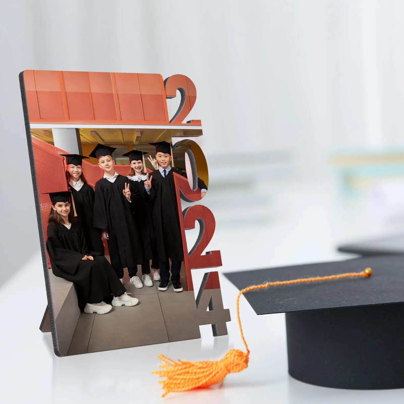 2Pcs 2024 Graduation Photo Frame Graduation Picture Frames Sublimation Picture Frame Blanks Sublimation Blanks Grad Frames