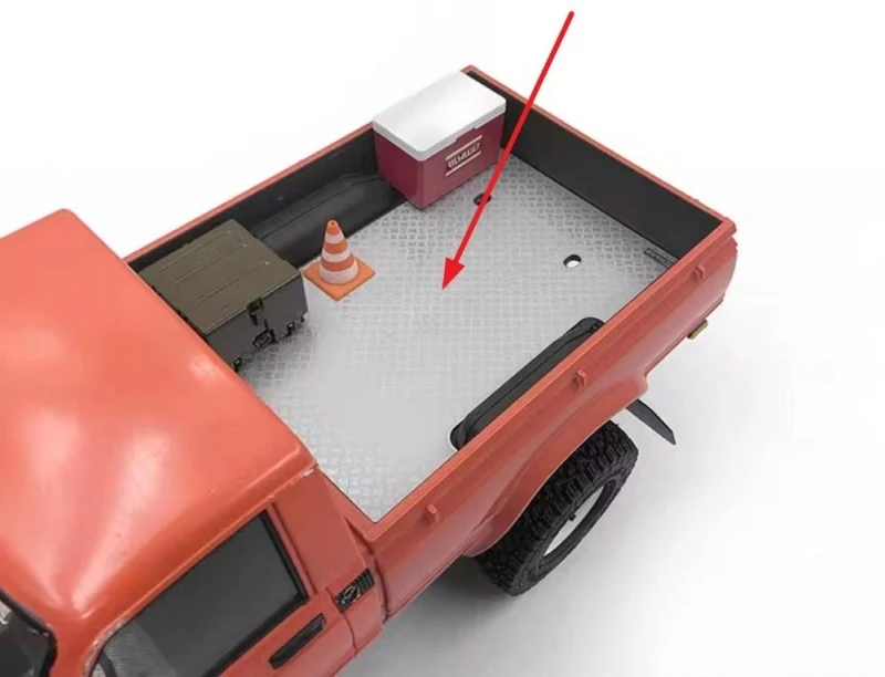 

CChand Rear Bucket Skid plates fit RC4WD TF2 Trail Finder 2 Mojave (2 door body) 1/10 Rock Crawler car RC pick-up Option part