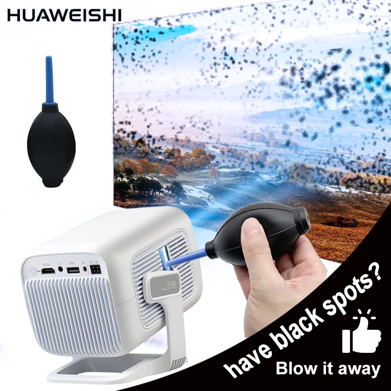 

Выдувной пылевой шарик Очистка пыли Подходит для проектора Magcubic HY320, совместимого с проекторами HY260 и TD80W X3 L018