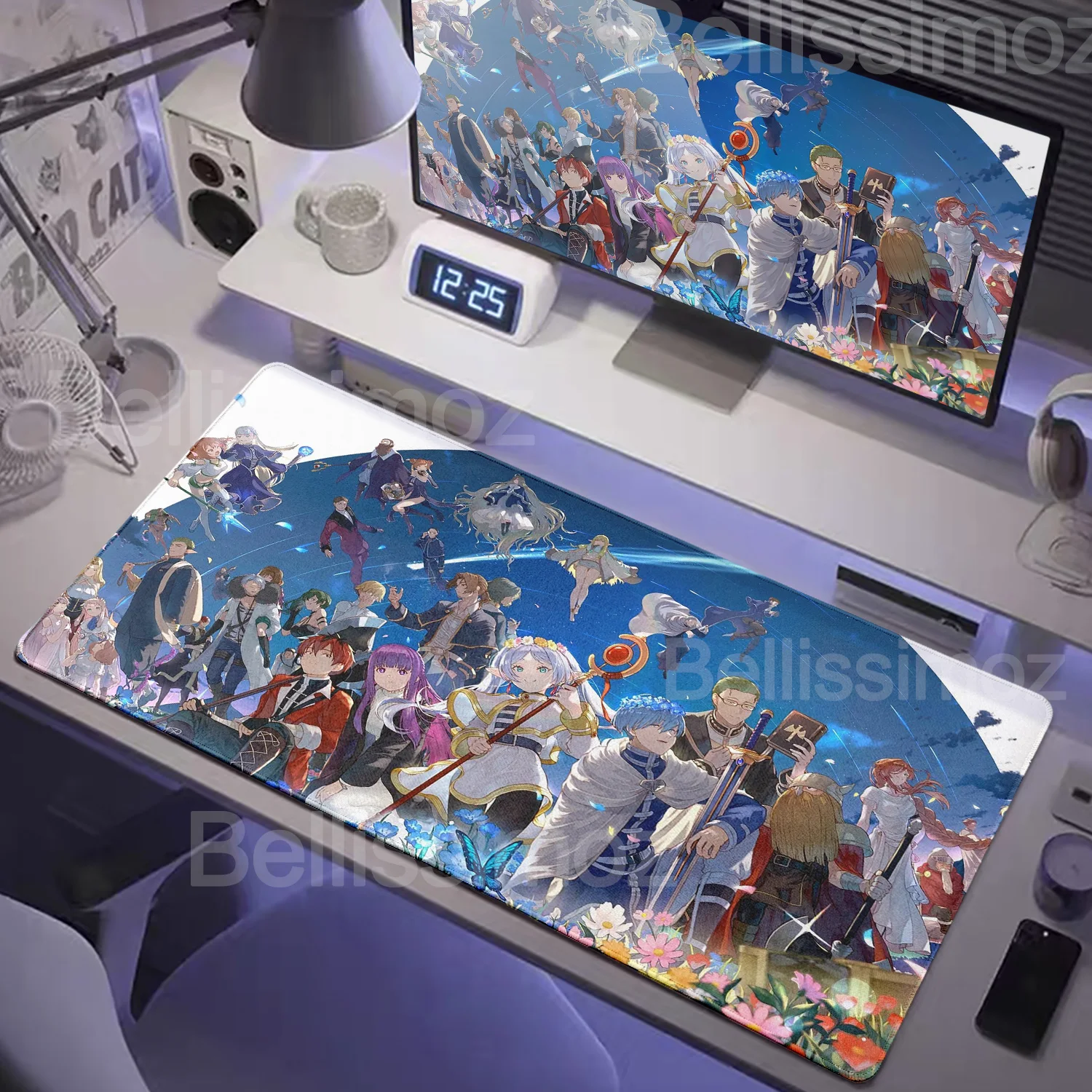 

New Pretty Wallpaper Anime Frieren Mousepad HD Printing Computer Gamer Rubber Non-slip Mouse Pad XXL Keyboard Laptop PC Desk Mat
