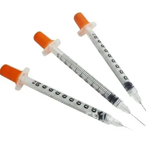 50 sztuk/partia 1ml 0.5ml 29G jednorazowa plastikowa strzykawka weterynaryjna z igłami strzykawka dla zwierząt domowych, psów i kotów — zdjęcie 6