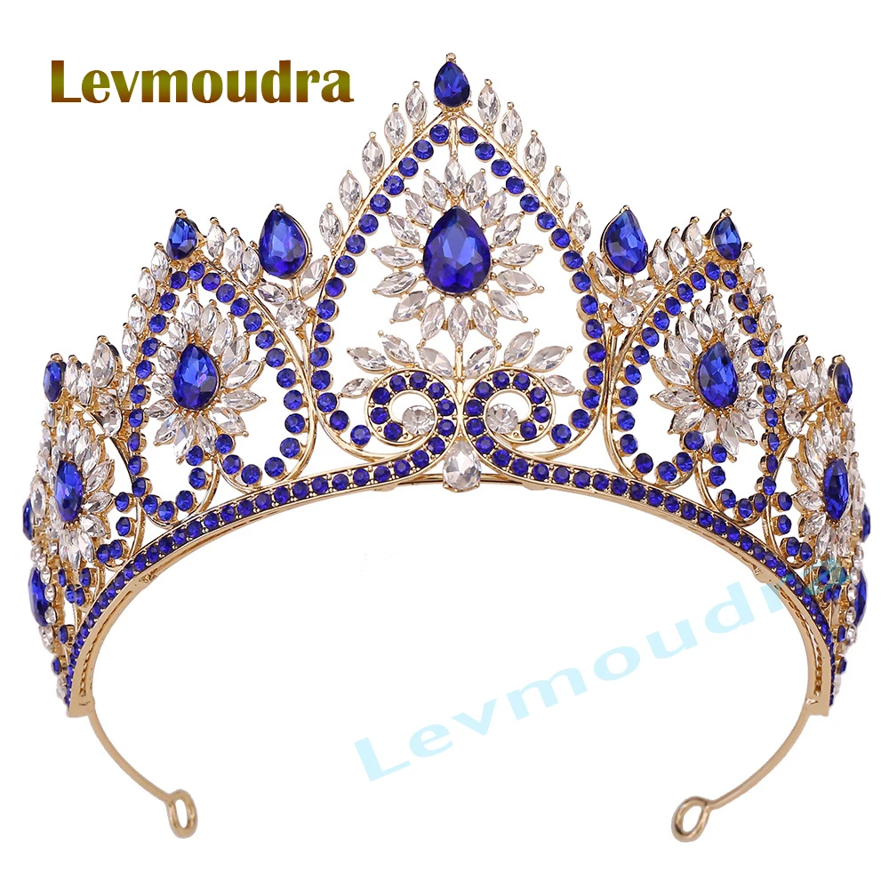 

Корона и тиара для женщин LevMoudra, хрустальные повязки на голову для невест