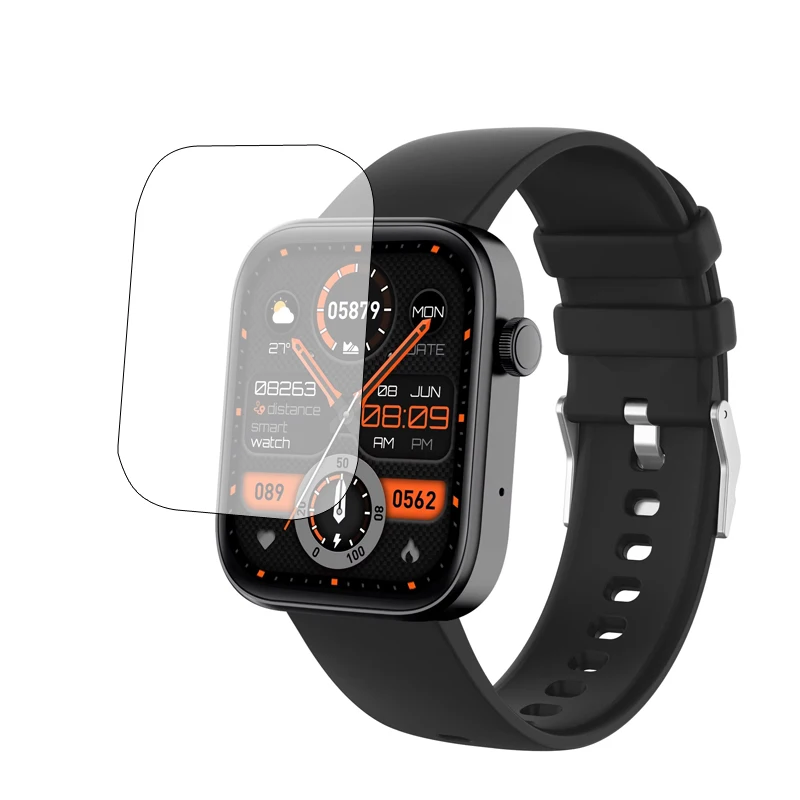 5pcs TPU Soft Smartwatch Clear Protective Film Cover Guard For Colmi P71 Display Screen Protector Smart Watch Accessories