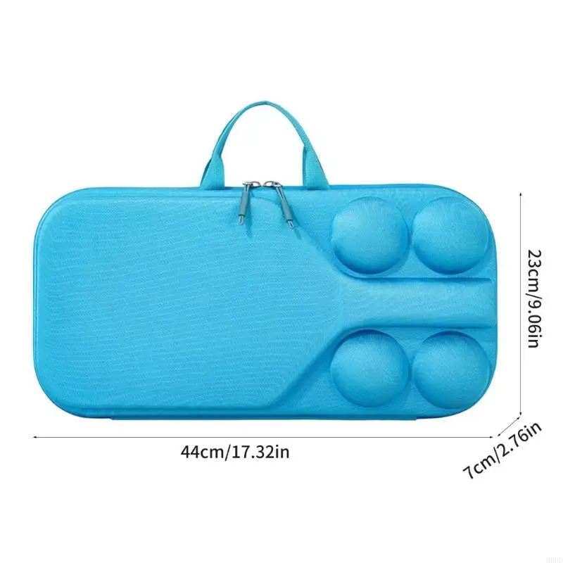 Professioneller Pickleballs-Paddelhalter mit verstärkten Kanten, EVA-Textur-Aufbewahrungstasche, geeignet für Player Present – Detail 6